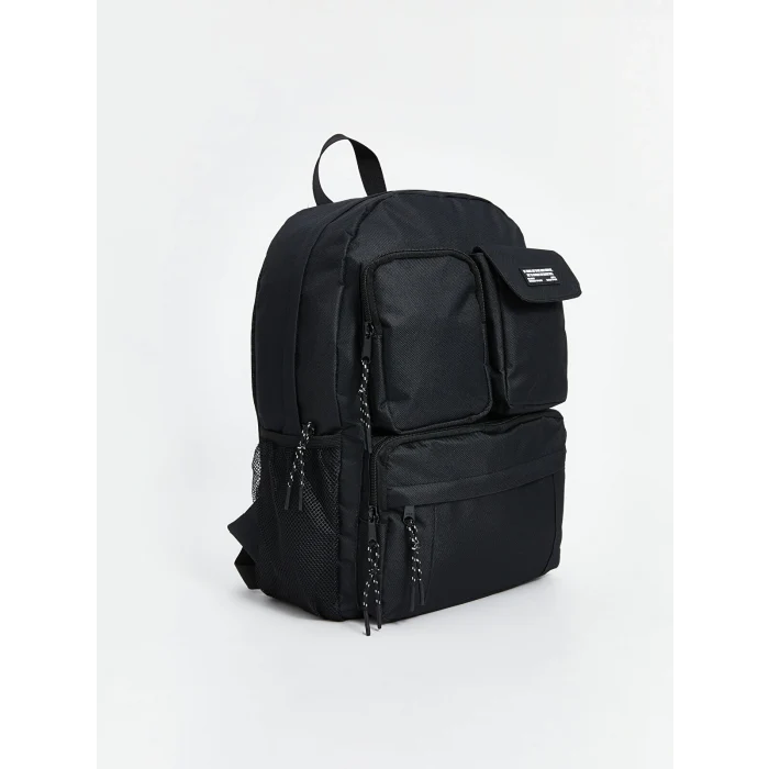 LCW ACCESSORIES SİYAH Çok Bölmeli Erkek Çocuk Sırt Çantası