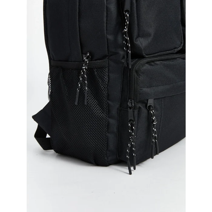 LCW ACCESSORIES SİYAH Çok Bölmeli Erkek Çocuk Sırt Çantası