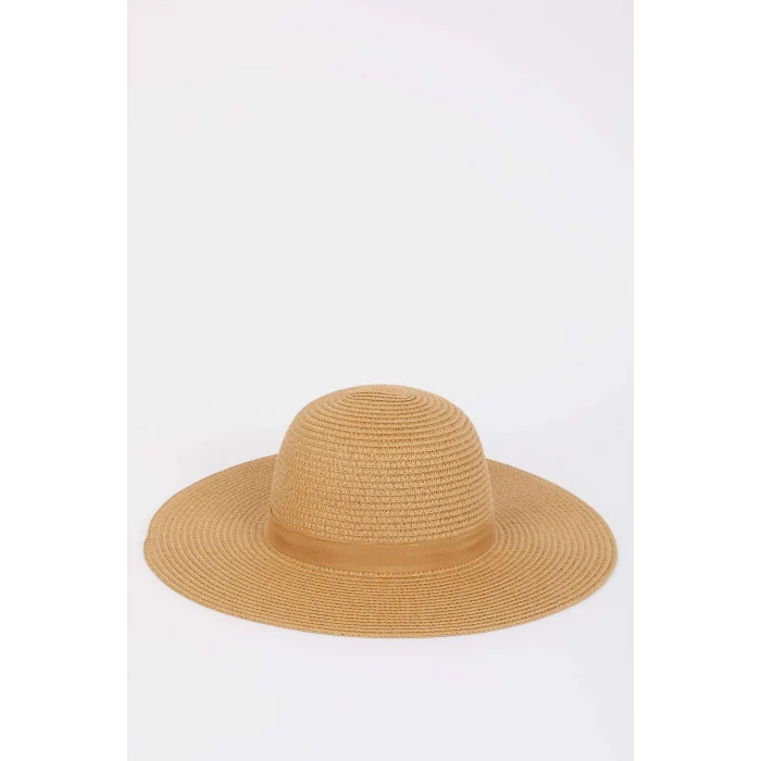 Defacto M8818 Kahve Kadın Hasır Şapka