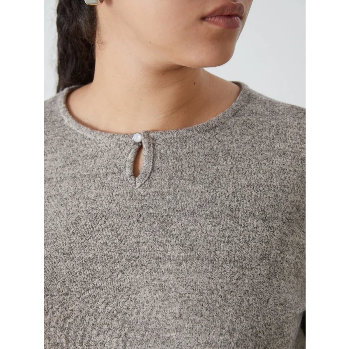 LCW Grace BEJ Bisiklet Yaka Kadın Bluz