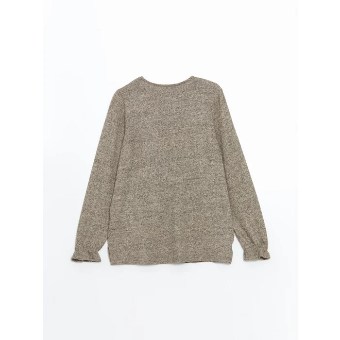 LCW Grace BEJ Bisiklet Yaka Kadın Bluz