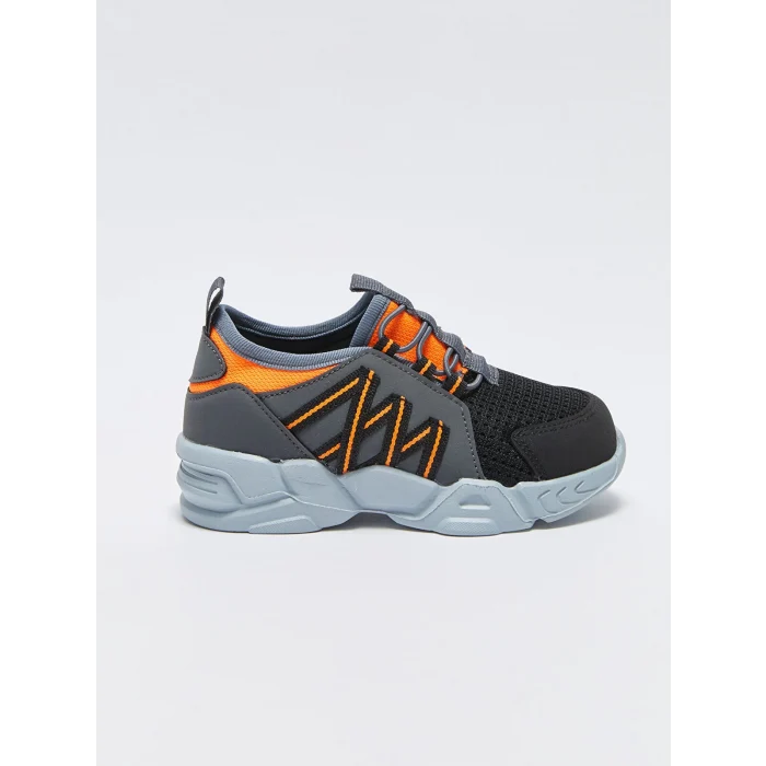 LCW STEPS Antrasit Renk Bloklu Bağcıklı Erkek Bebek Spor Ayakkabı