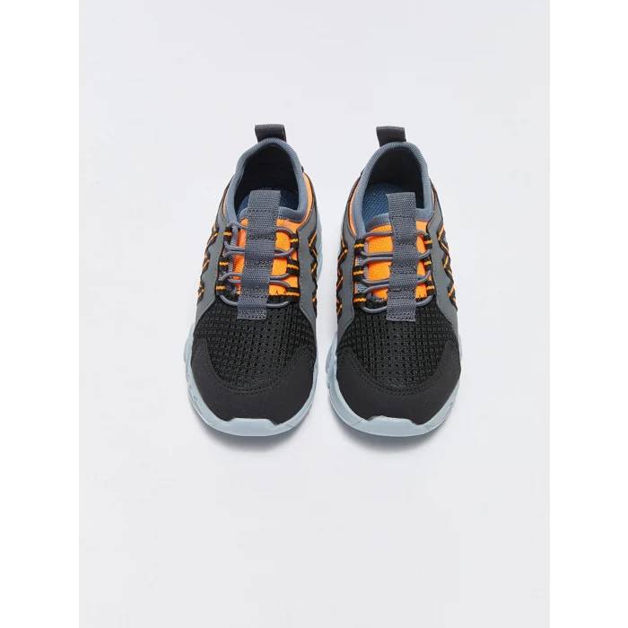 LCW STEPS Antrasit Renk Bloklu Bağcıklı Erkek Bebek Spor Ayakkabı