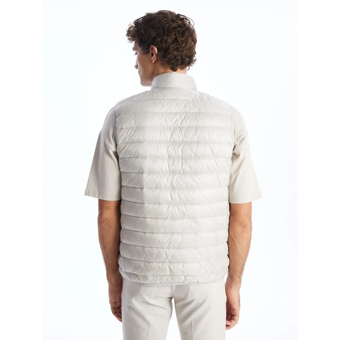 SOUTHBLUE Gri Standart Kalıp Dik Yaka Erkek Şişme Yelek