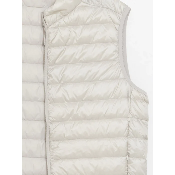 SOUTHBLUE Gri Standart Kalıp Dik Yaka Erkek Şişme Yelek