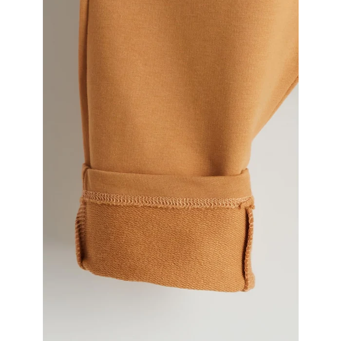 LCW baby Bej Baskılı Erkek Bebek Tişört ve Pantolon 2li