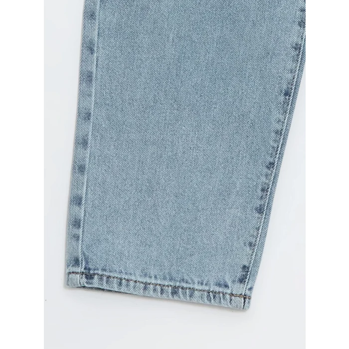 LCW Kids Indigo Beli Ayarlanabilir Lastikli Erkek Çocuk Jean Pantolon