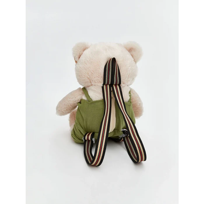 LCW ACCESSORIES Bej Erkek Çocuk Pelüş Oyuncak Sırt Çantası