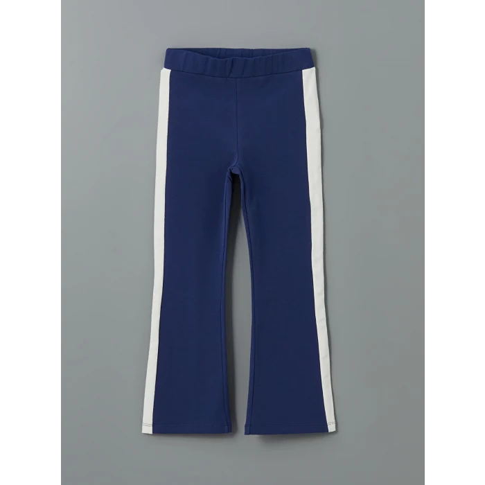 LCW Kids Ekru Los Angeles Baskılı Kız Çocuk Tişört ve Eşofman Altı