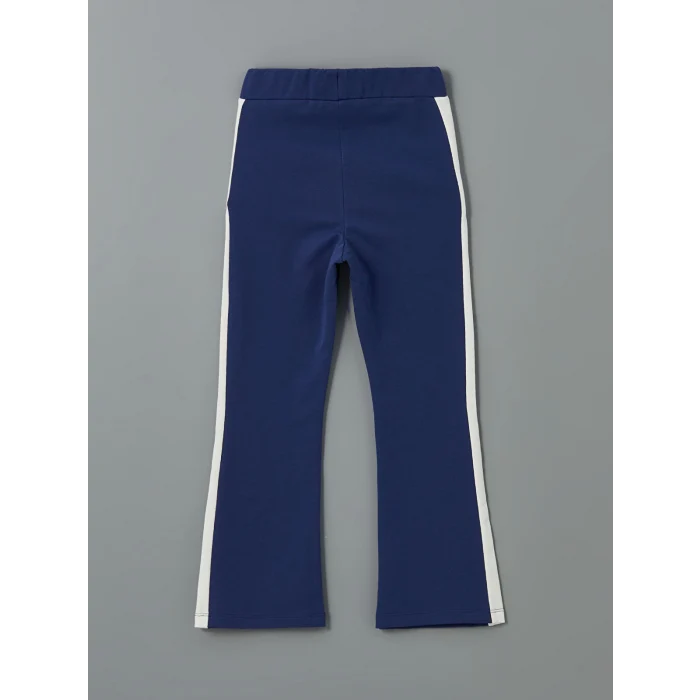 LCW Kids Ekru Los Angeles Baskılı Kız Çocuk Tişört ve Eşofman Altı