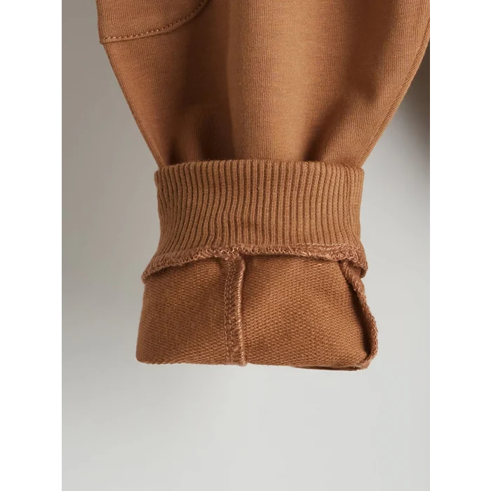 LCW baby Bej Dinazor Baskılı Erkek Bebek Tişört ve Pantolon 2li