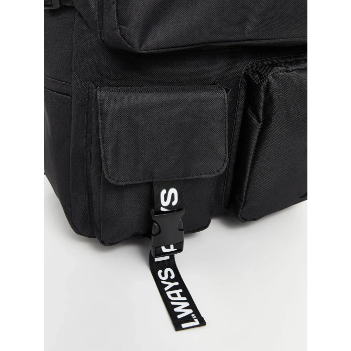 LCW ACCESSORIES SİYAH Çok Bölmeli Erkek Çocuk Sırt Çantası