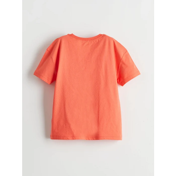 LCW Kids Mercan Baskılı Erkek Çocuk Tişört ve Şort 2li