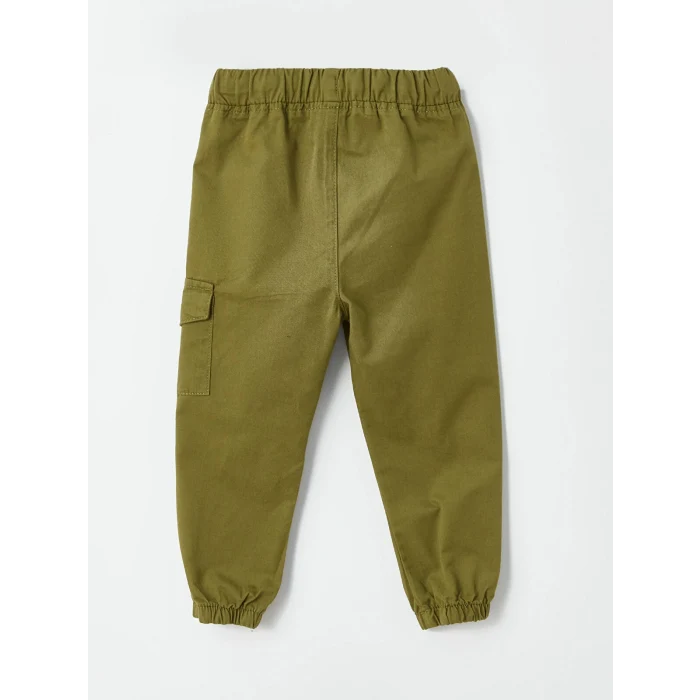 LCW baby Ekru Bisiklet Yaka Baskılı Erkek Bebek Sweatshirt ve Pantolon 2li Takım