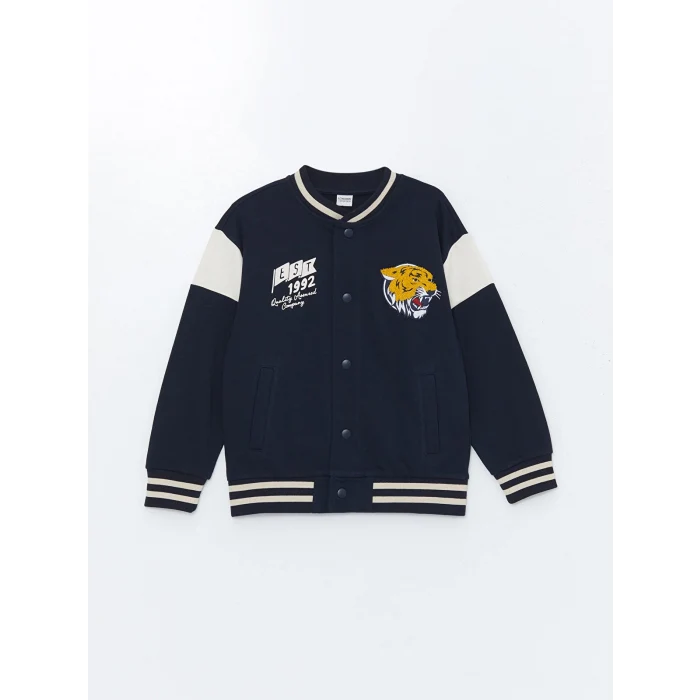 LCW Kids Lacivert Erkek Çocuk Kolej Ceket