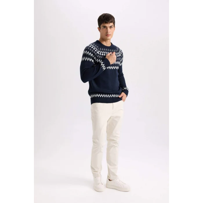 Defacto B2089 Bej Yazlık Gabardin Chino Kanvas Pantolon Slim Fit Dar Kesim Dar Paça Cepli