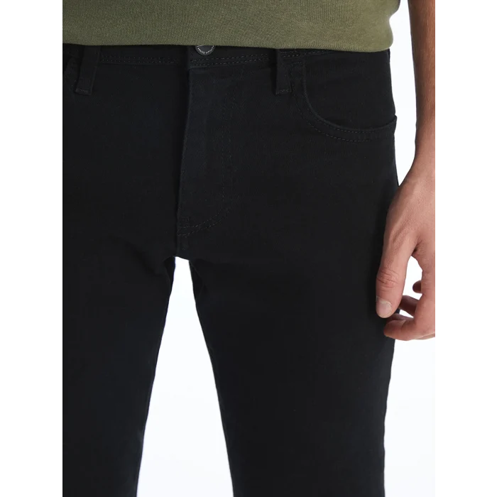 LCW Jeans Siyah 750 Slim Fit Erkek Jean Pantolon