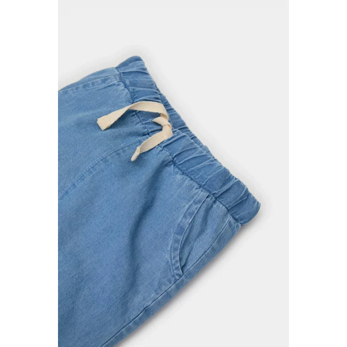 Defacto E6916 Mavi Erkek Bebek Beli Paçası Lastikli Jean Pantolon