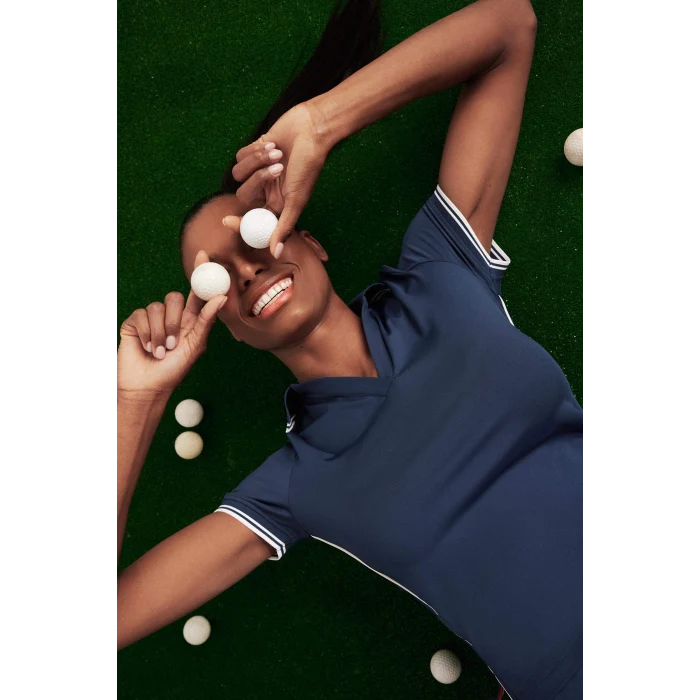 Defacto D9300 Lacivert DeFactoFit Standart Fit Polo Yaka Sporcu Kısa Kollu Tişört