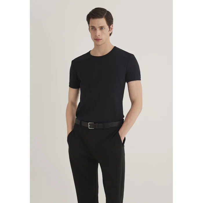 Mavi 063747-900 Ribana Detaylı Siyah Tişört