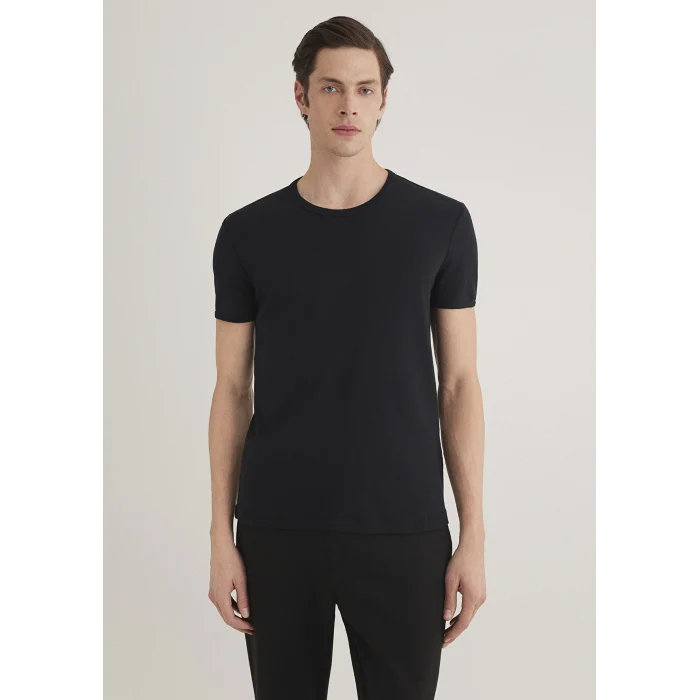 Mavi 063747-900 Ribana Detaylı Siyah Tişört