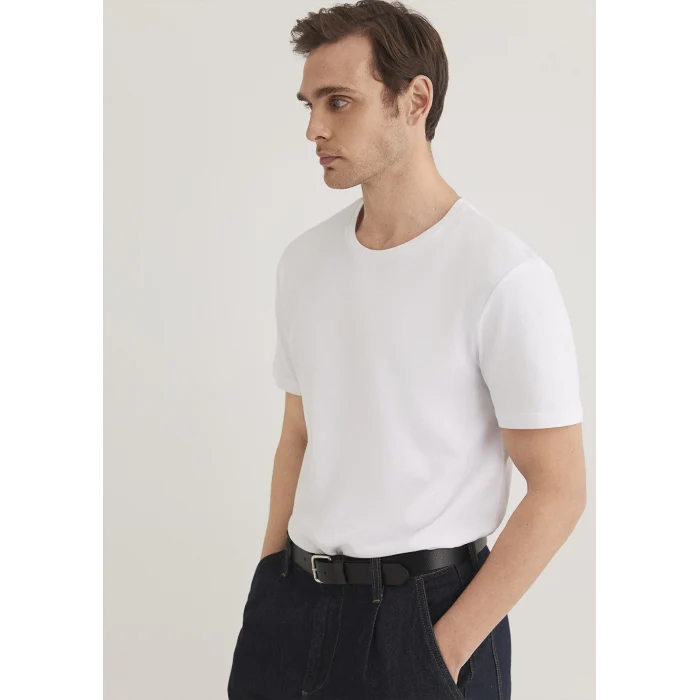 Mavi 065574-620 Beyaz Basic Tişört