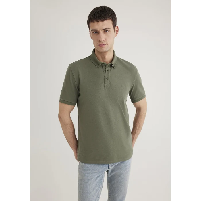 Mavi 063247-33198 Haki Polo Tişört