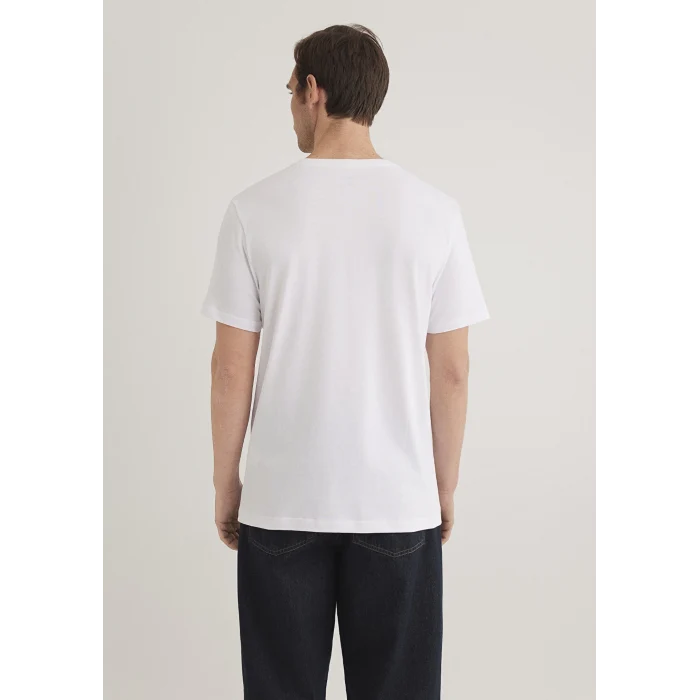 Mavi 065574-620 Beyaz Basic Tişört