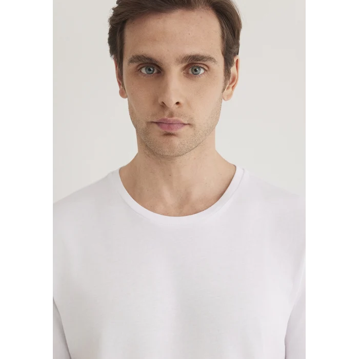 Mavi 065574-620 Beyaz Basic Tişört