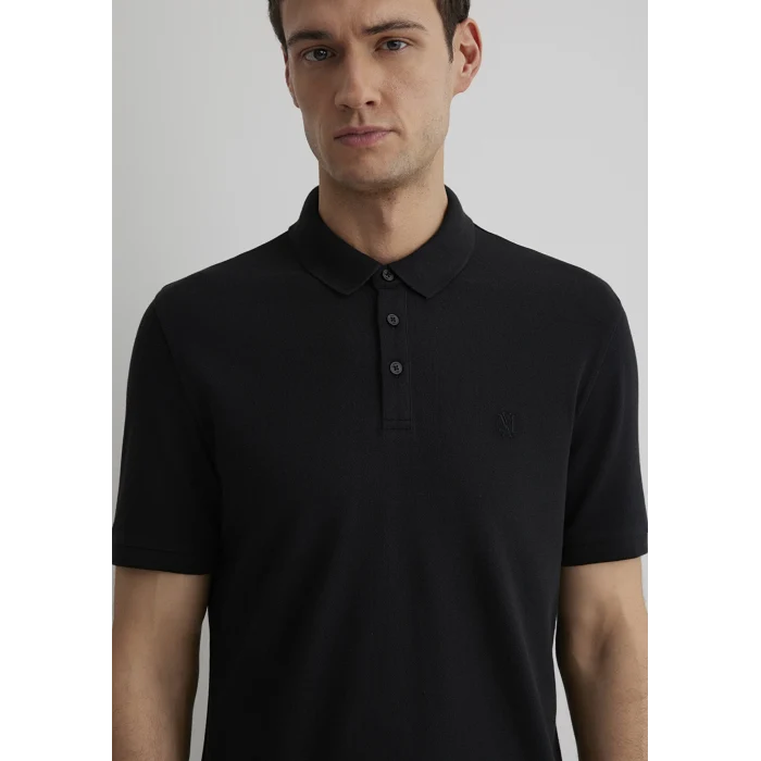 Mavi 066157-900 Siyah Modal Polo Tişört