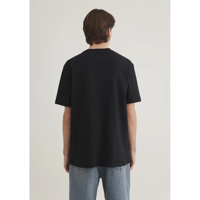 Mavi 0611807-900 Mavi Logo Baskılı Siyah Tişört