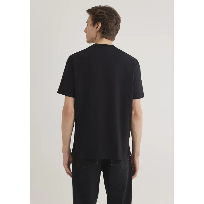 Mavi 0612566-900 Batman Baskılı Siyah Tişört