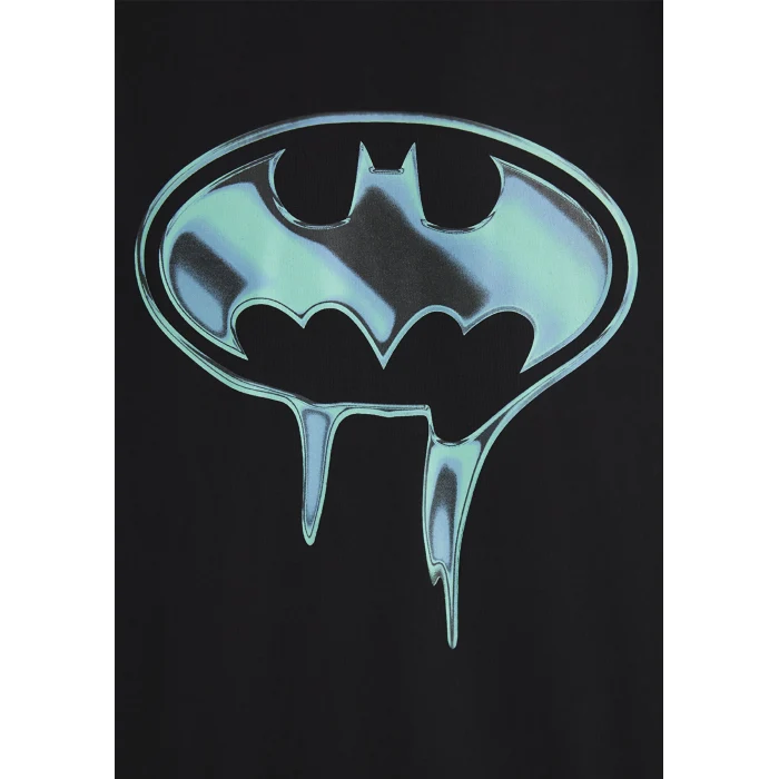 Mavi 0612566-900 Batman Baskılı Siyah Tişört