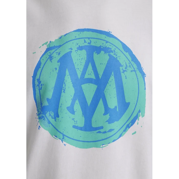 Mavi 0612006-620 Mühür Logo Baskılı Beyaz Tişört