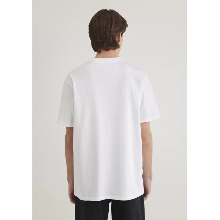 Mavi 0611807-620 Mavi Logo Baskılı Beyaz Tişört