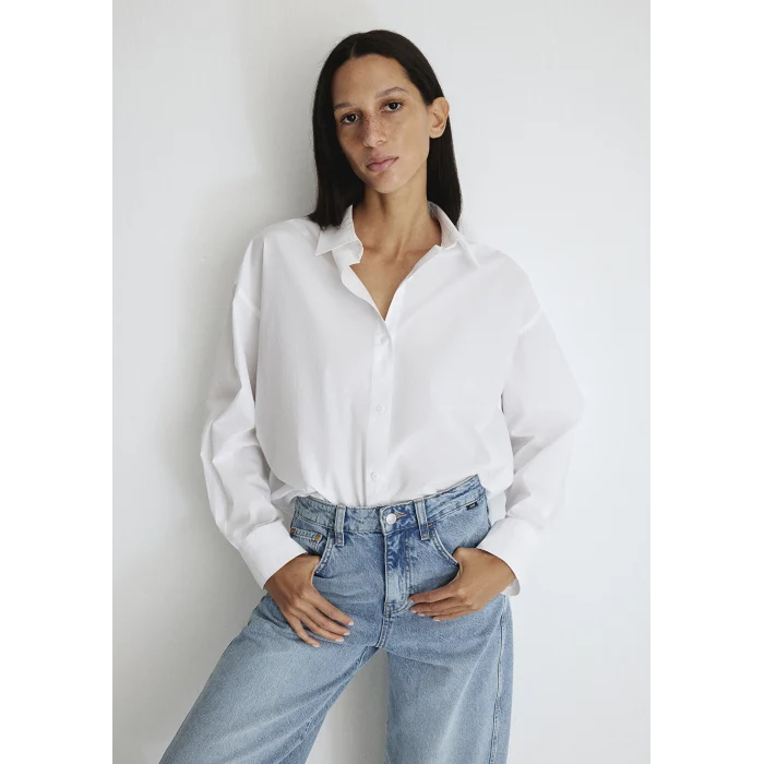 Mavi 1210103-620 Beyaz Poplin Gömlek