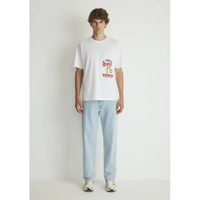 Mavi 0612249-620 Sırt Baskılı Beyaz Tişört