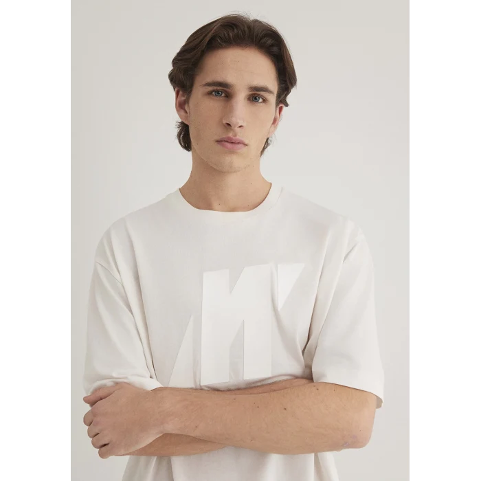 Mavi 0612752-70057 Mavi Pro Baskılı Ekru Tişört