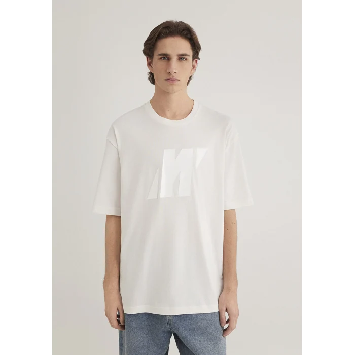 Mavi 0612752-70057 Mavi Pro Baskılı Ekru Tişört