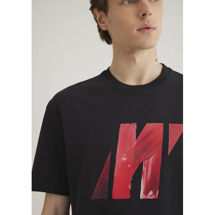 Mavi 0612749-71379 Mavi Pro Logo Siyah Tişört