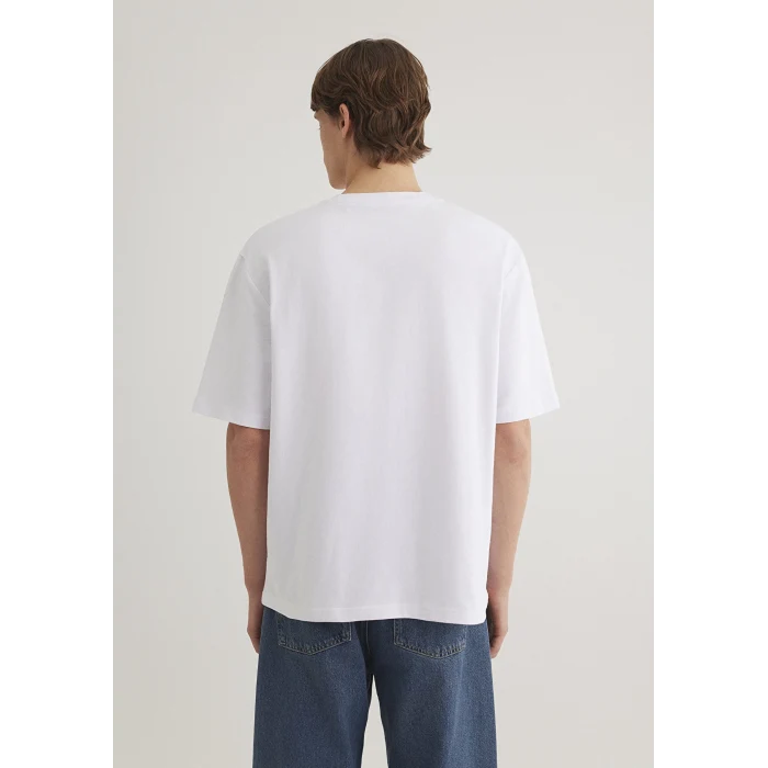 Mavi 0612524-620 Mavi Baskılı Beyaz Tişört