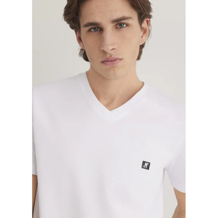 Mavi 0612756-620 Mavi Pro Beyaz Basic Tişört