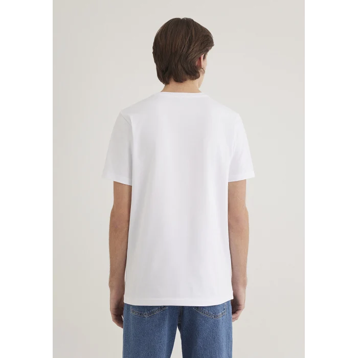 Mavi 0612756-620 Mavi Pro Beyaz Basic Tişört