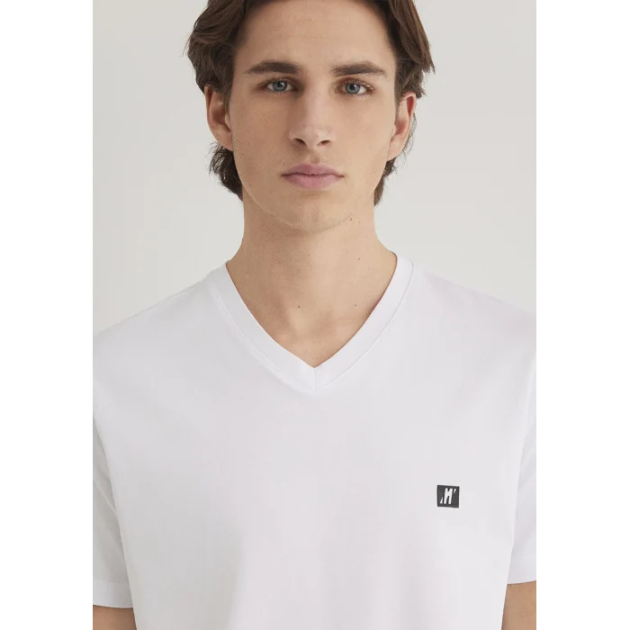 Mavi 0612756-620 Mavi Pro Beyaz Basic Tişört