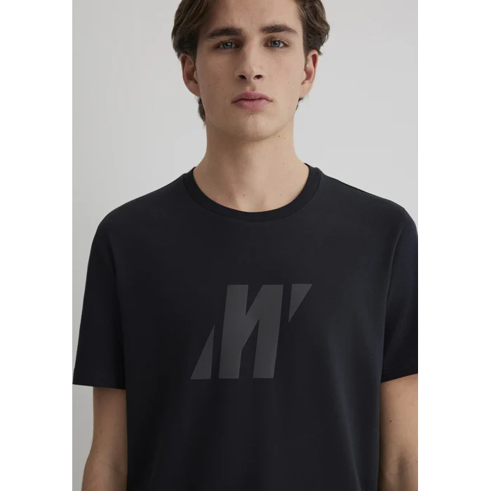 Mavi 0612754-71379 Mavi Pro Baskılı Siyah Tişört