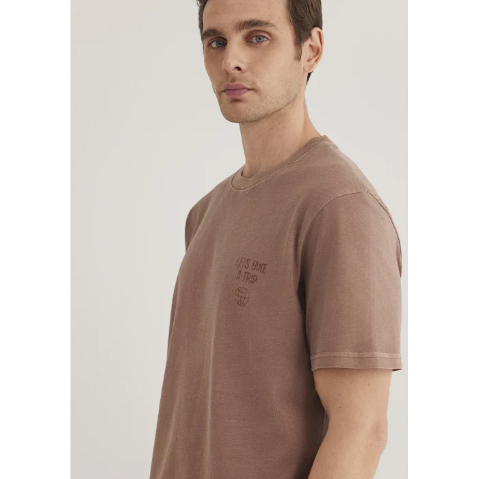 Mavi 0612218-70387 Kahverengi Basic Tişört