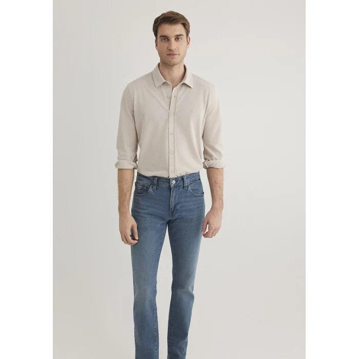 Mavi 0210294-70145 Bej Örme Gömlek