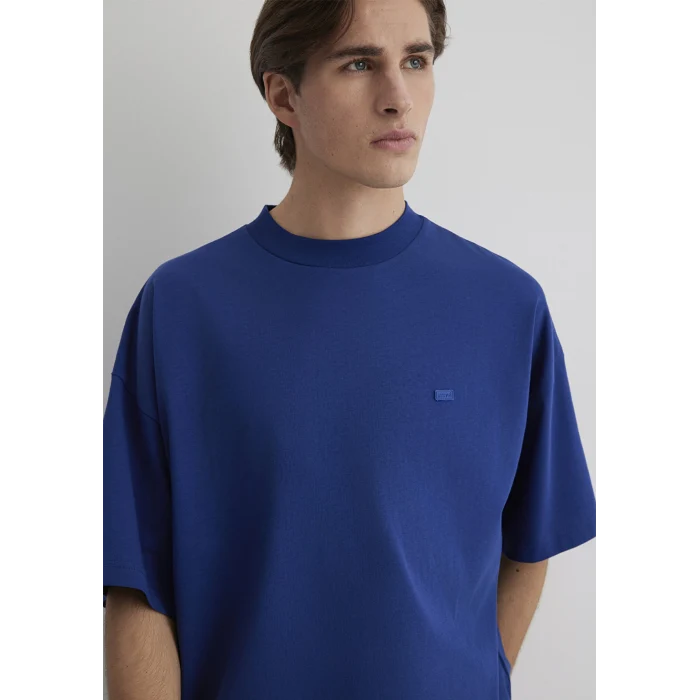 Mavi 0611931-70722 Bisiklet Yaka Mavi Basic Tişört