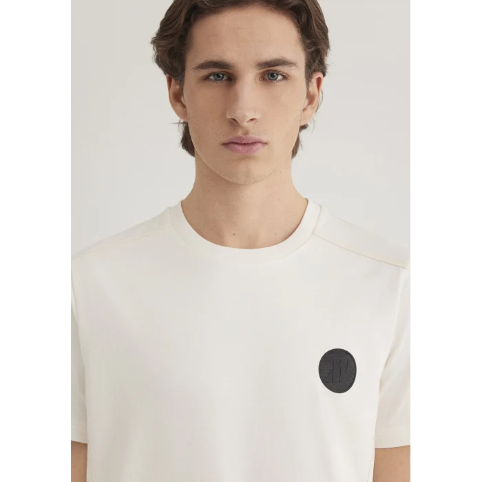 Mavi 0612747-70057 Mavi Pro Logo Ekru Tişört