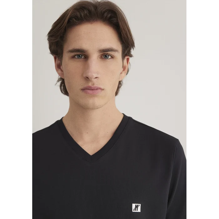 Mavi 0612756-71379 Mavi Pro Siyah Basic Tişört